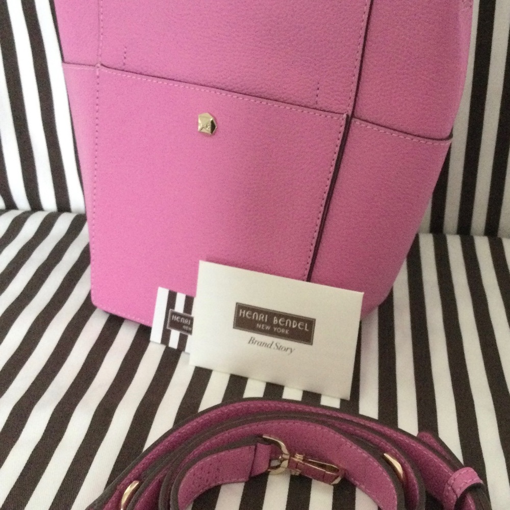 Henri Bendel bouquet mini hobo. - Picture 2 of 8